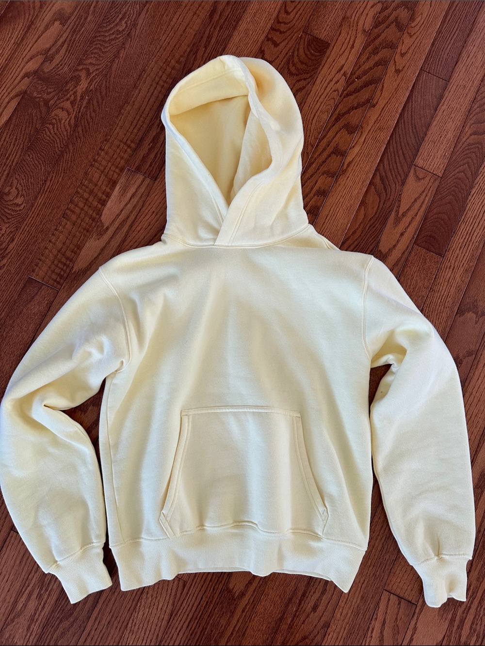 Aritzia Butter Yellow Pullover Hoodie